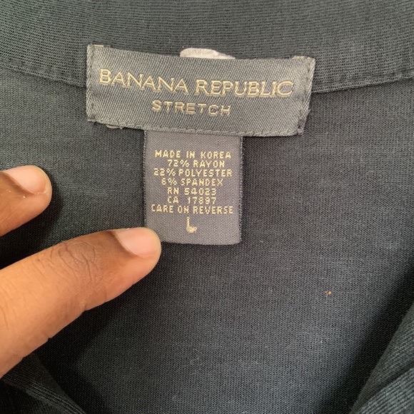 BLACK ‘BANANA REPUBLIC’ POLO!! - Picture 2 of 6